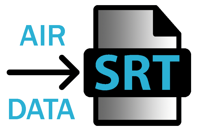 AirData to SRT Banner